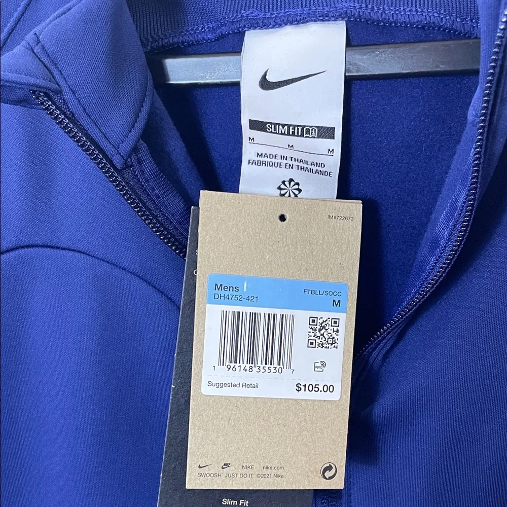 Nike Men's Deep Blue USA Performance Jacket - Picture 2 of 4